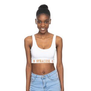 NWT Zoozatz Women's NCAA Syracuse University Scoop Bra Fan Ware SZ Small